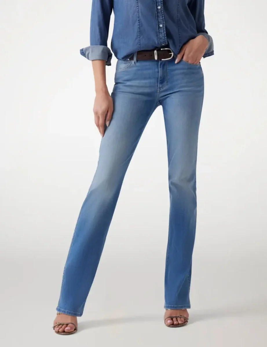 Guess Women's Sexy Straight Fit Stretch Jean | Light Blue