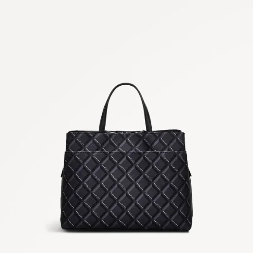Radley Southwell Gardens Geo Print Handbag | Black