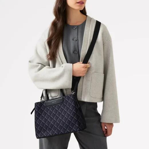 Radley Southwell Gardens Geo Print Handbag | Black