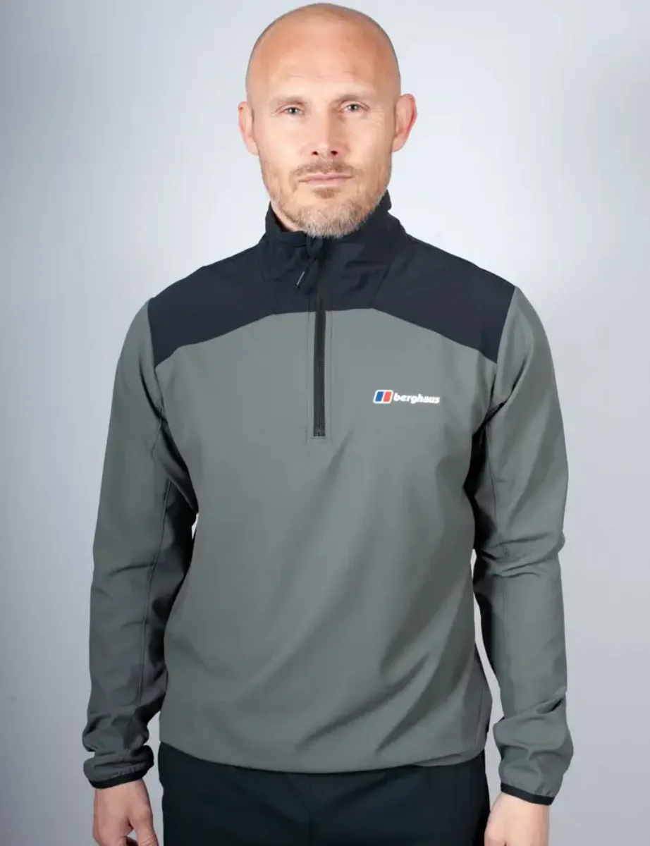 Berghaus Terrain Trek Half Zip Jacket | Grey Dark
