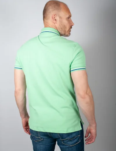 Tommy Hilfiger Slim Fit Tipped Polo Shirt | Verdant Green 