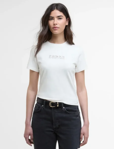Barbour International Harley T-shirt | Off White Barbour International Harley T-shirt | Off White