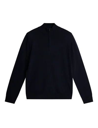 J.Lindeberg Kiyan Merino Quarter Zip | navy