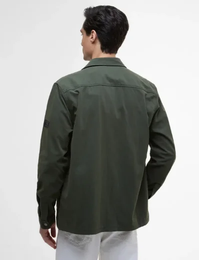 Barbour International Maze Peached Overshirt | Sage