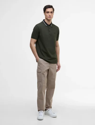 Barbour International Bruce Tipped Polo | Sage