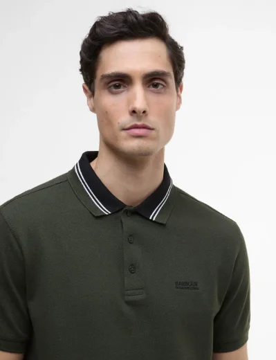 Barbour International Bruce Tipped Polo | Sage