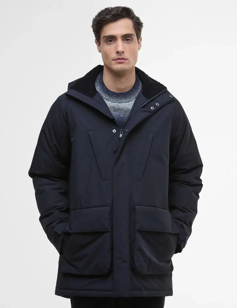Barbour International Willett Waterproof Coat | Navy
