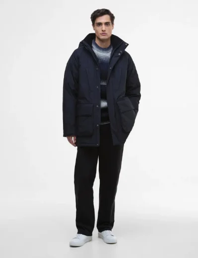 Barbour International Willett Waterproof Coat | Navy