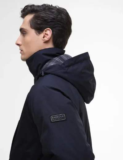 Barbour International Willett Waterproof Coat | Navy