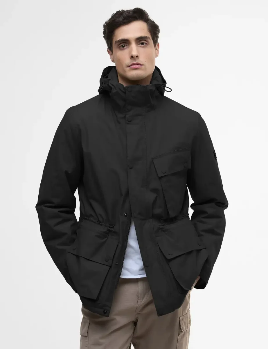 Barbour International Endley Waterproof Coat | Black
