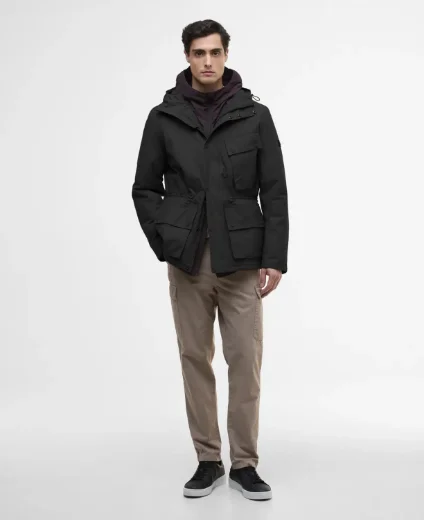 Barbour International Endley Waterproof Coat | Black