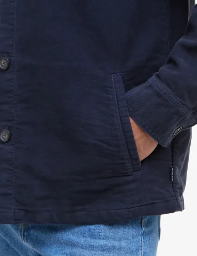 Barbour Reg Moleskin Overshirt | Navy