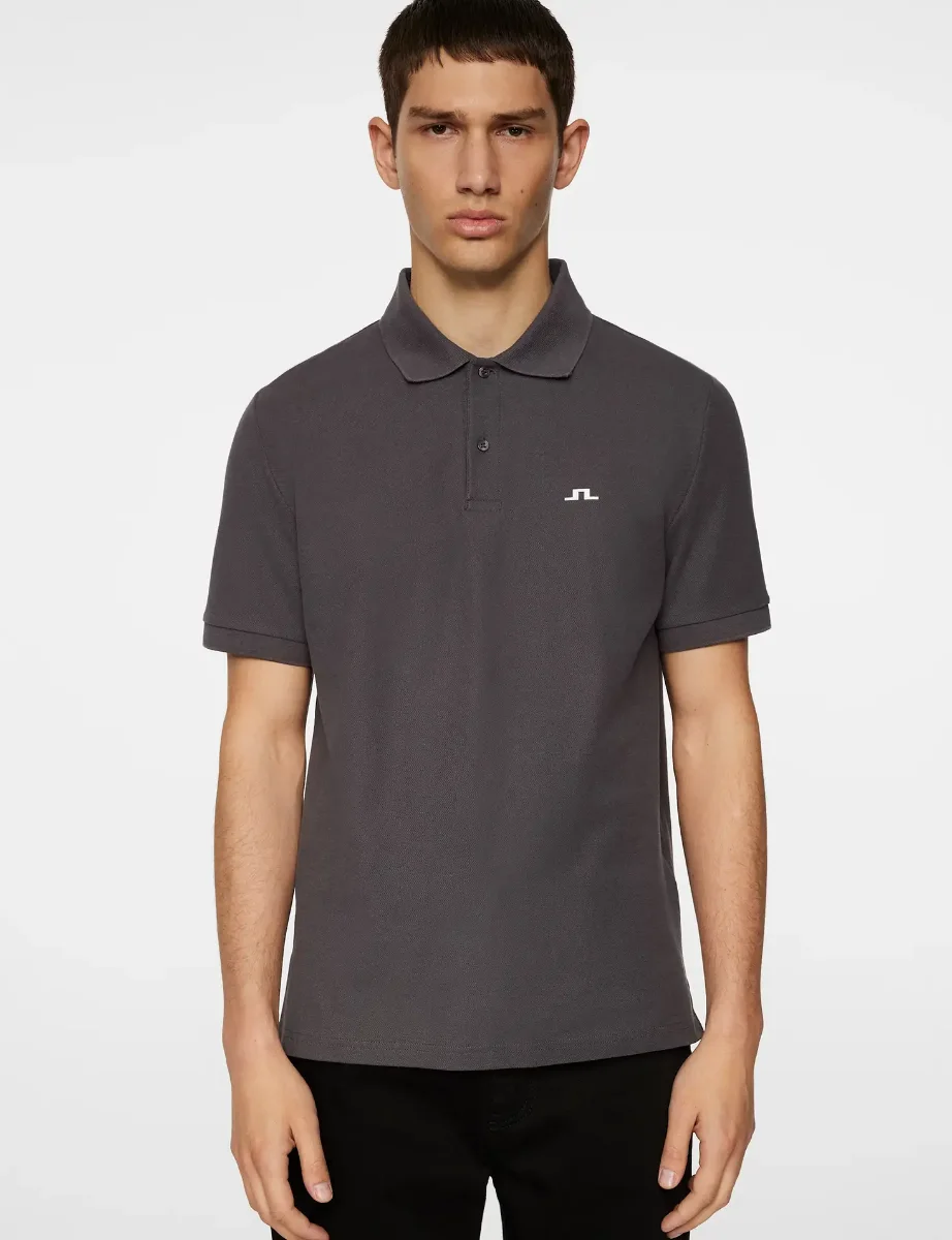 J.Lindeberg Rudy Slim Polo Pique | Asphalt