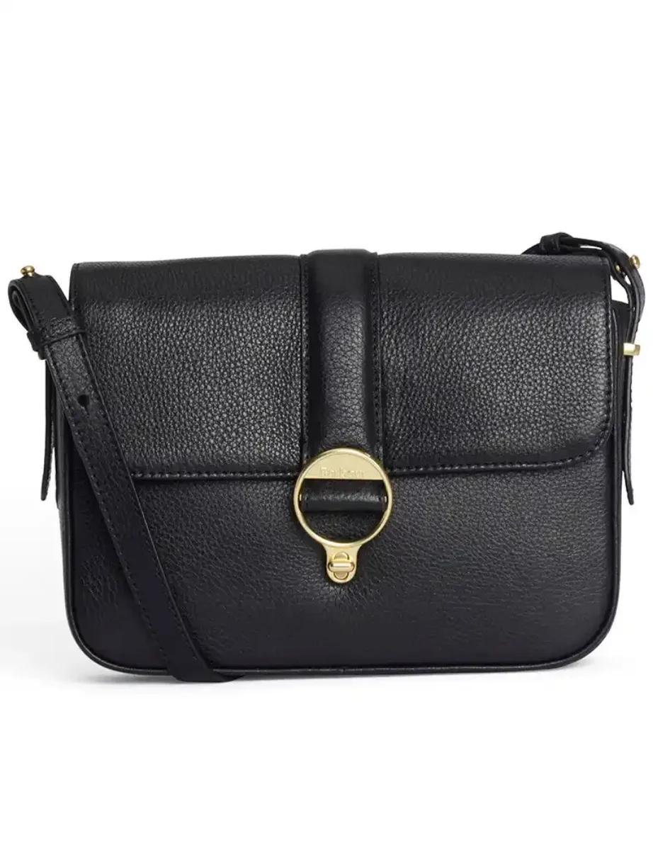 Barbour Women's Rosa Leather Crossbody bag | Black