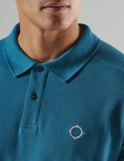 Ma.Strum SS Pique Polo | Midnight