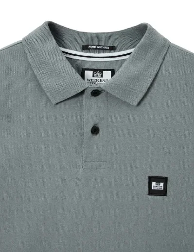 Weekend Offender Caneiros Badge Polo | Porpoise