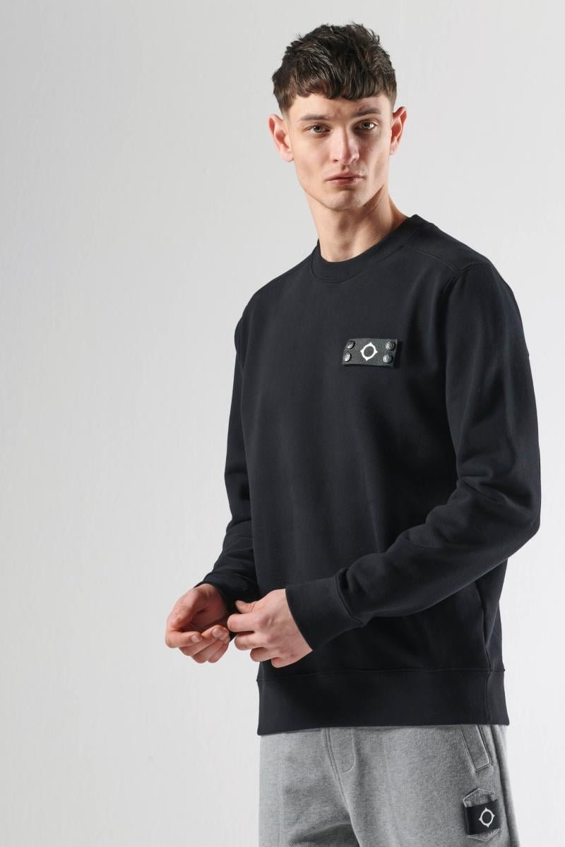 Ma.Strum Neo Crew Sweatshirt | Black