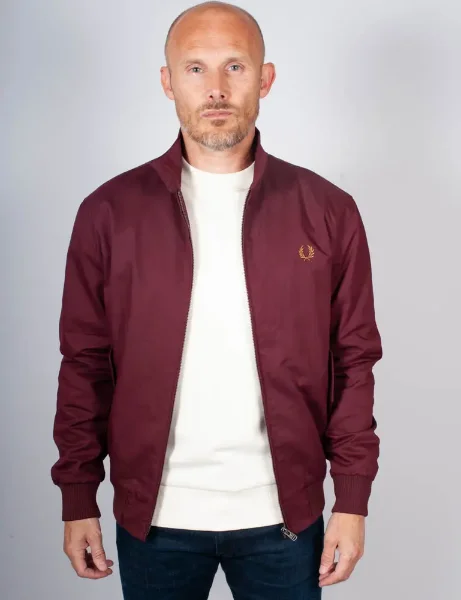 Fred Perry Classic Harrington Jacket | Oxblood Fred Perry Classic Harrington Jacket | Oxblood