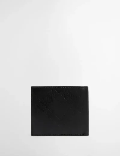 Barbour Brunton Leather Wallet | Black