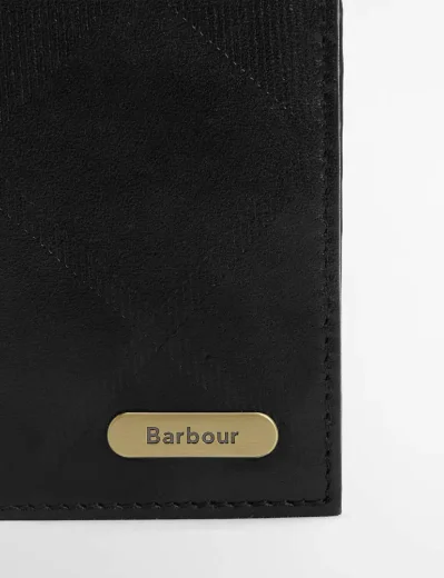 Barbour Brunton Leather Wallet | Black