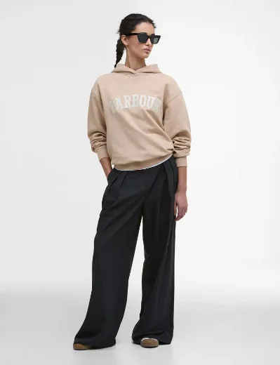 Barbour Northumberland Hoodie | Pale Camel