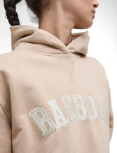 Barbour Northumberland Hoodie | Pale Camel