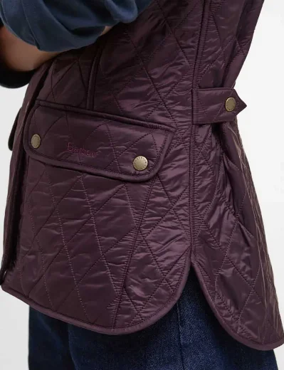 Barbour Womens Wray Gilet | Black Cherry