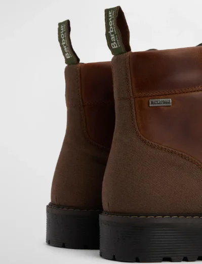 Barbour Harrison Commando Boot | Dark Brown