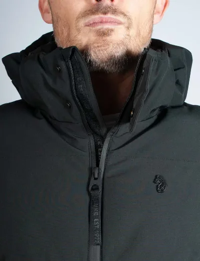 Luke Auckland Puffer Jacket | Black