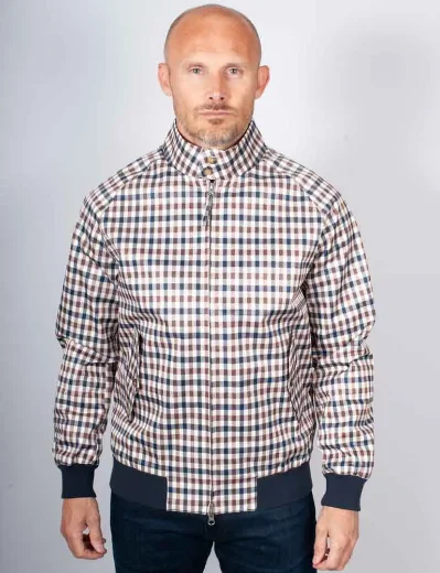 Picture of Aquascutum Active Archival Club Check Harrington 