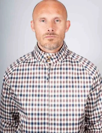 Picture of Aquascutum Active Archival Club Check Harrington 