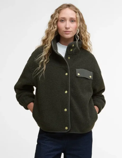 Barbour Womens Mabel Fleece | Olive Barbour Womens Mabel Fleece | Olive
