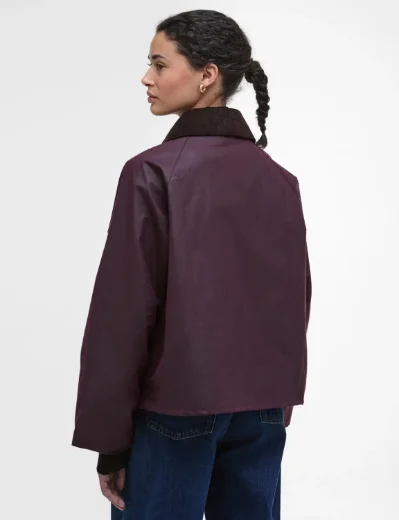 Picture of Barbour Womens Arlene Wax Jacket | Merlot
