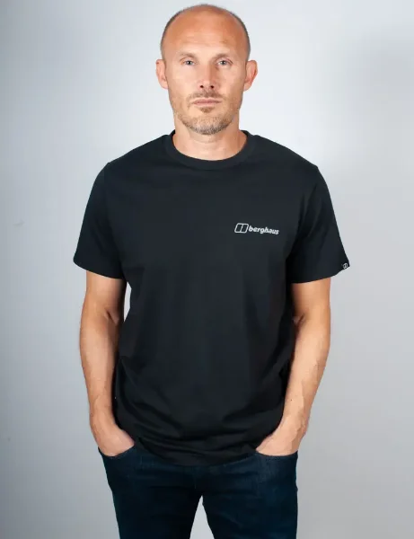 Berghaus Coordinates T-shirt | Black Berghaus Coordinates T-shirt | Black
