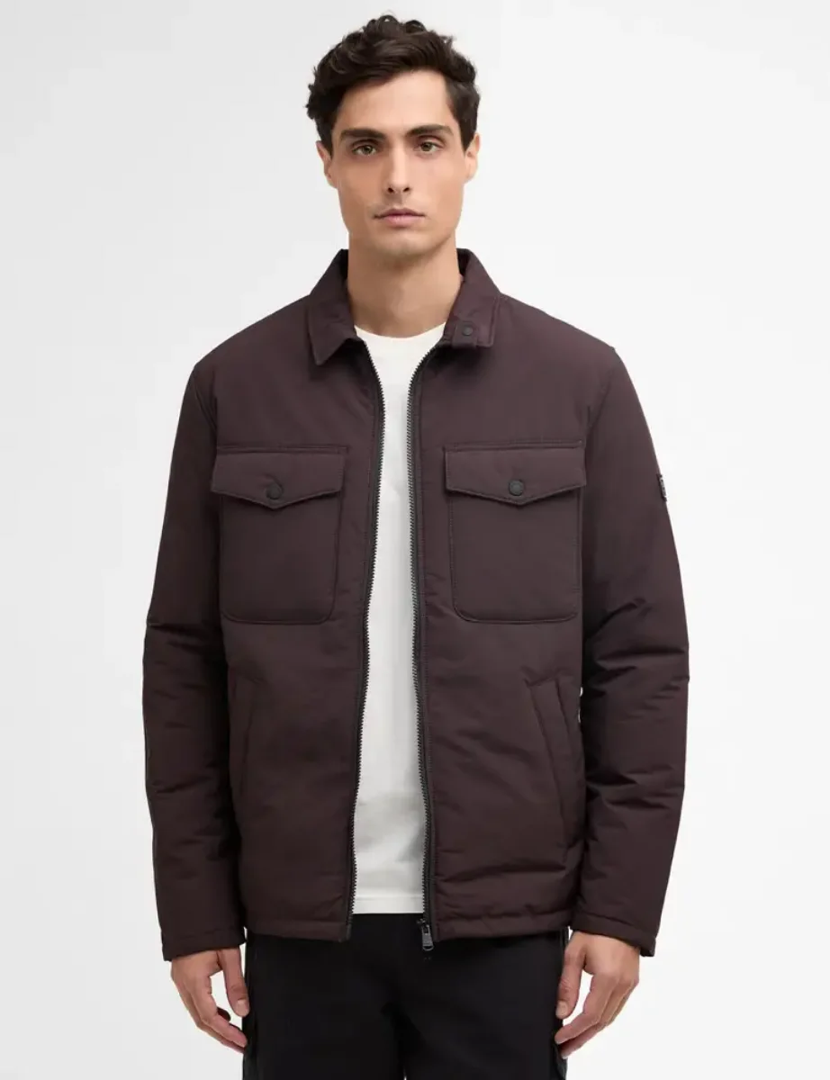 Barbour Intl Distill Quilted Jacket | Java Red