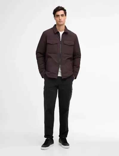 Barbour Intl Distill Quilted Jacket | Java Red