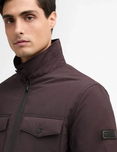 Barbour Intl Distill Quilted Jacket | Java Red
