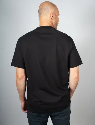 Aquascutum Active Iconic Club Check Pocket T-Shirt | Black
