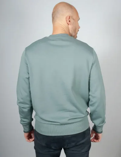 Fred Perry Crew Neck Sweatshirt | Stockport Blue