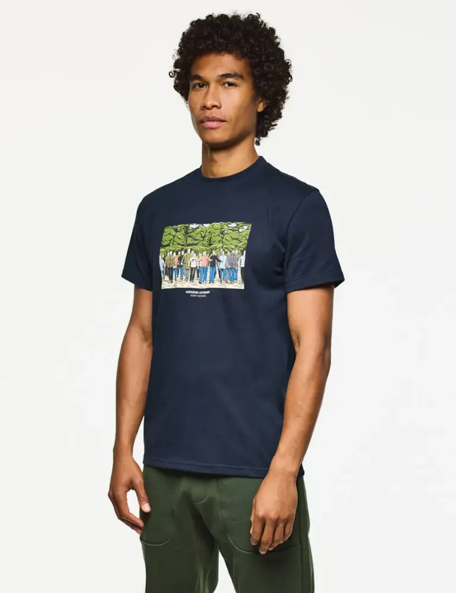 Weekend Offender GSE Graphic T-shirt | Navy