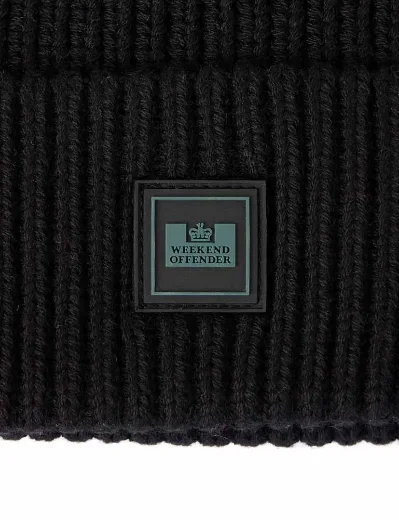Weekend Offender Kettama Rib Beanie | Black