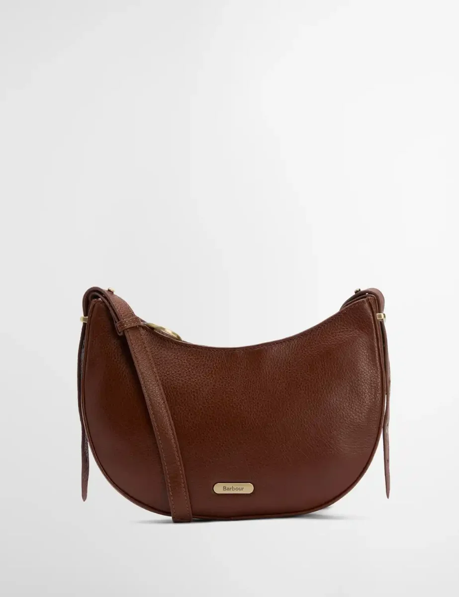 Barbour Sorrel Leather Sling Bag | Brown