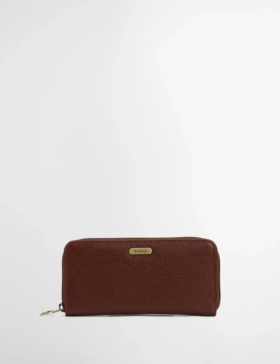 Barbour Birch Leather Matinee Purse | Brown
