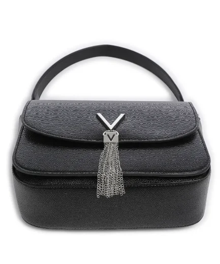 Valentino Divina Flap-over Shoulder Bag | Black