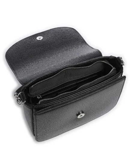 Valentino Divina Flap-over Shoulder Bag | Black