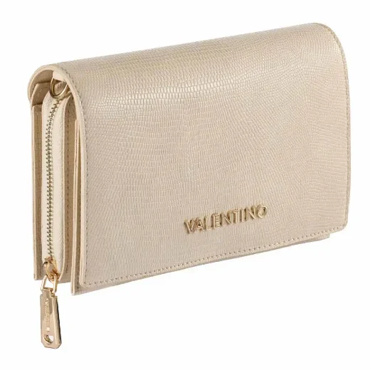 Picture of Valentino Ember Flap-over Shoulder Bag | Ecru