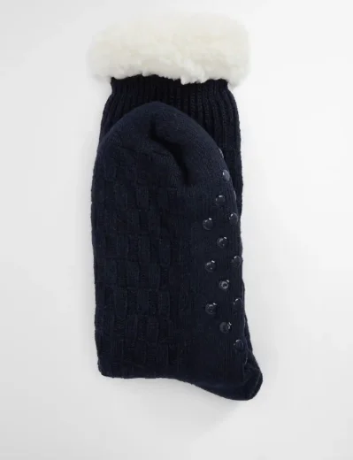 Barbour Womens Cable Knit Socks | Navy
