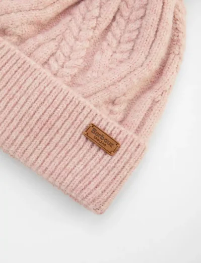 Barbour Elsdon Beanie | Rose Pink