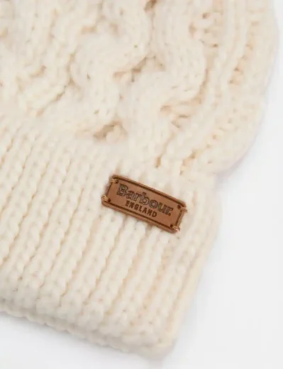 Picture of Barbour Women's Penshaw Hat and Scarf Set | Clouds