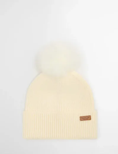 Barbour Dover Beanie Hat and Hailes Scarf Gift Set | Monochrome